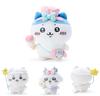 Chikawa Yukikawa Dog Self-mocking Bear Plush Toy Funny Animal Shape Soft Pp Cotton Filling 20cm Teddy Bear 10cm Hanging Pendant