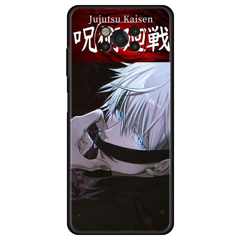 

Чехол для Xiaomi poco x3 pro x3nfc pocox3pro mi 12 12pro 12x 11 lite 11t Funda 11ultra 9t 10t, чехол Jkaisen Role Gojo Sukuna Poco F3