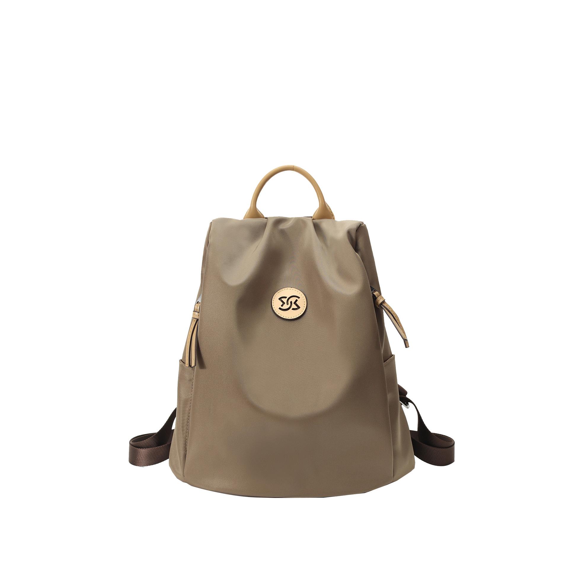 Oxford cloth anti-theft backpack for women 2024 summer new high-end travel bag fashionable trendy ladies  backpack хаки
