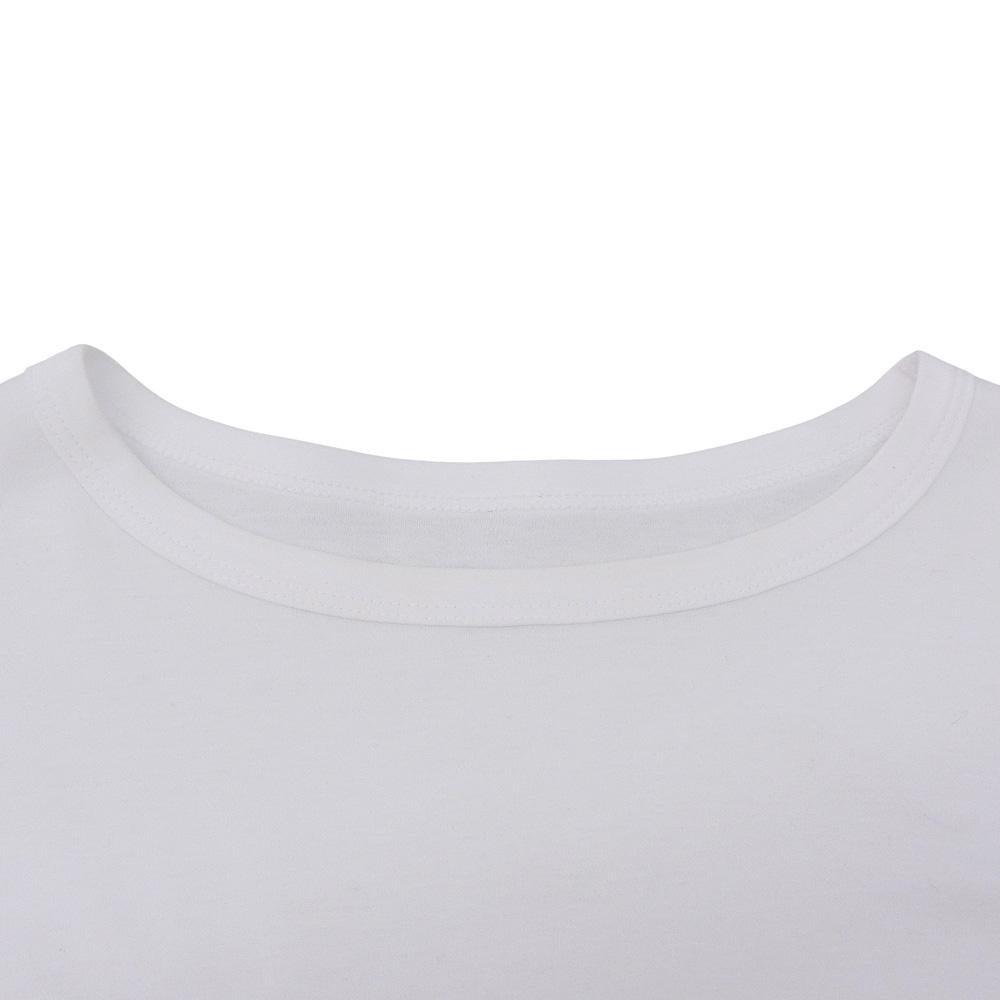 Cygne Excellent Condition Women's White Floral Print Zt-shirt, Cotton, White, Size CYJ-T006 Tops FREE whiteUsed