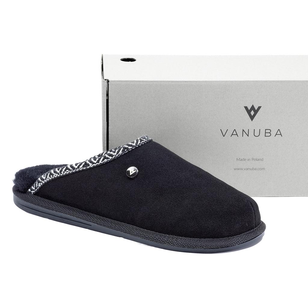 Herren Pantoffeln TANAMI schwarz r. 43