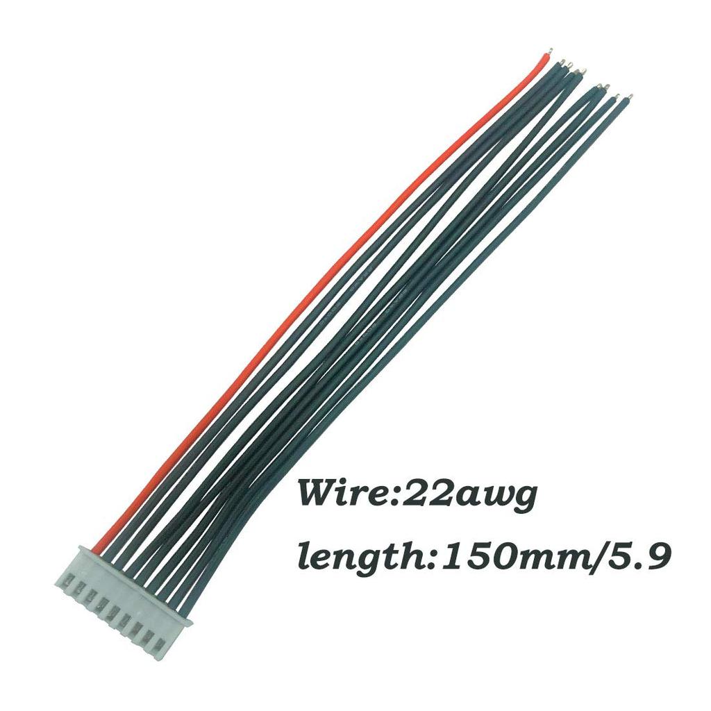 10Pcs 8S 22.2V JST-XH 9pin RC Lipo Balance Extension Charger Plug Cable