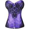 Corset S steel buckle, adhesive bone, lace lace up, court corset, tight fitting, and shapewear