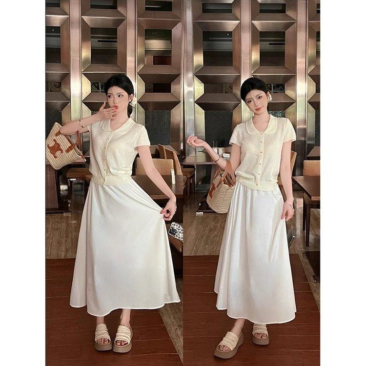 Thick-soled Heightened Wrinkled Leather One-word Slippers Women's Summer 2025 New Outer Wear Soft Leather Soft Waxy Muffin Bottom Sandals