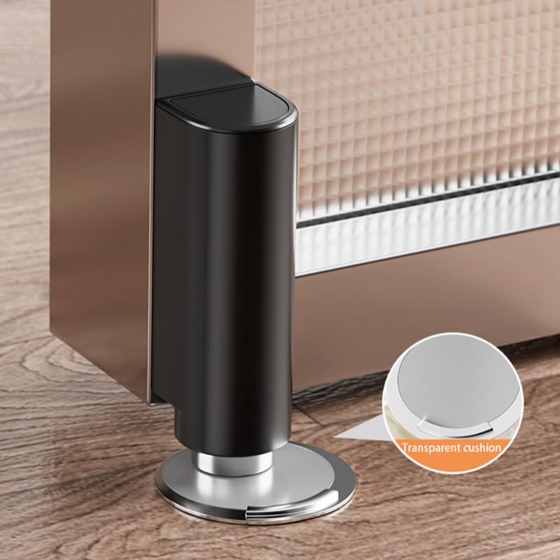 Magnetic Door Stopper Stainless Steel Heavy Duty Door Stop Black Nail-free Door Suction Door Holder Door Stop Hardware