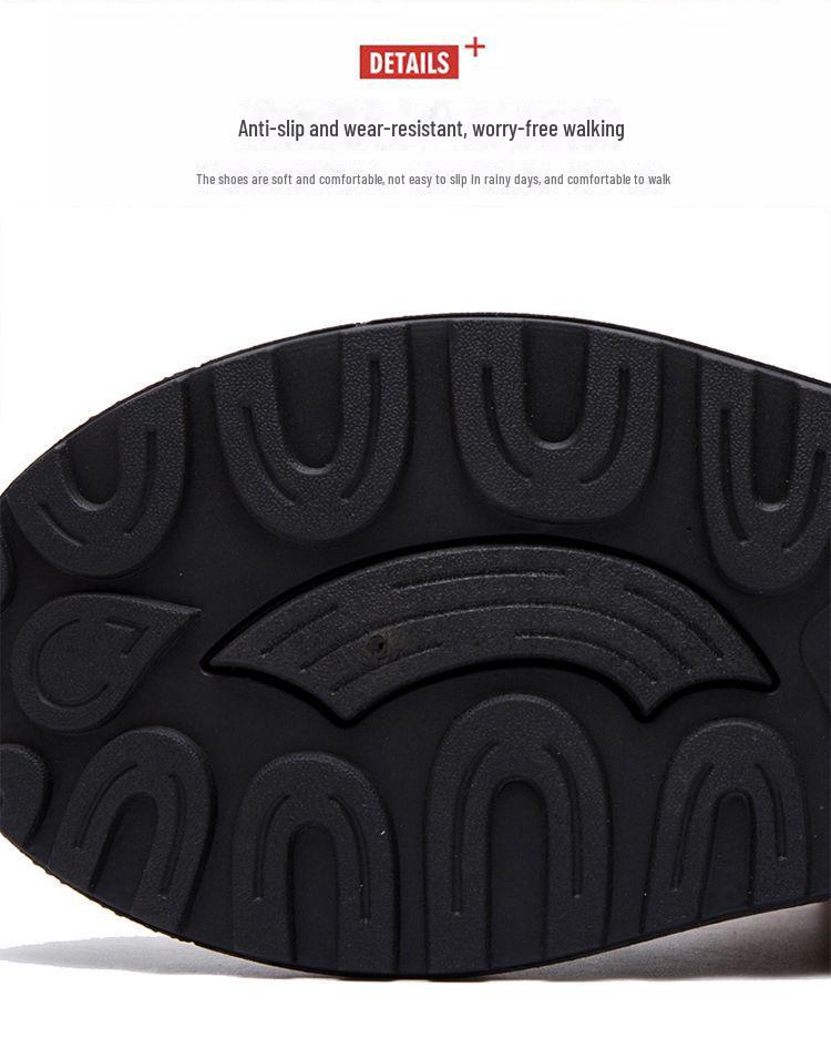 Herren Winter Plus Samt Verdickte Leder Schneestiefel - Rutschfest, Lässig, Outdoor Martin Stiefel.