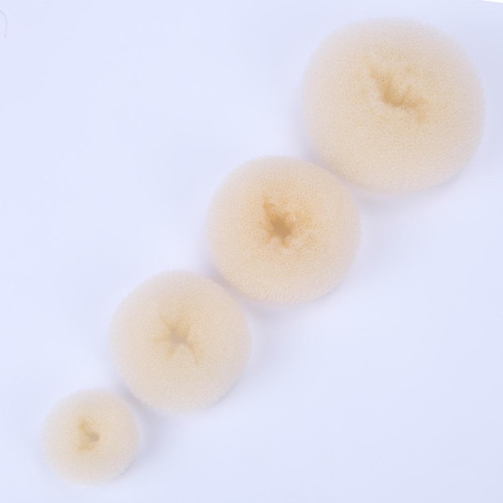Hair Donut Bun Maker - Nylon Hairstyling Tool for Easy Bun and Flower Bud Hairstyles