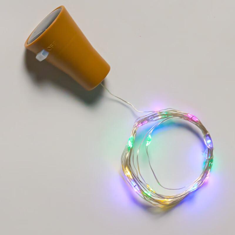 Solar Bottle Stopper String Lights
