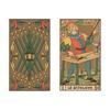 Kancharo 78-Card Tarot Set [Symbolic Tarot of Wirth Mini] Includes Japanese Tarot Card Instructions & Pouch (Authentic)