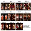 Zodiac Snake Glass Door Stickers Chinese Style Blessings Sticker Cute Window Flower  Glass Mirror