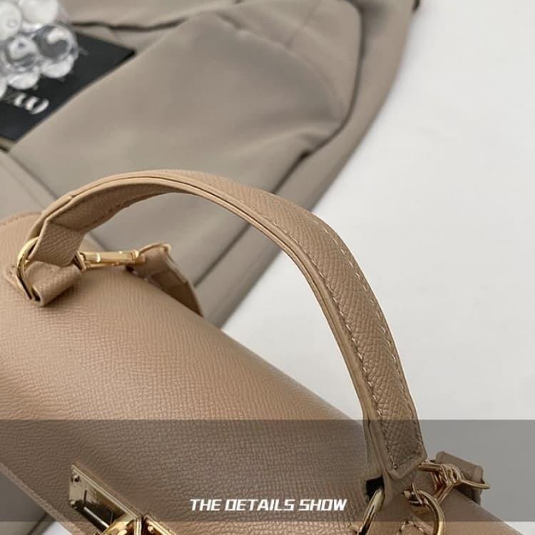 Lock Small Square Bag Women's Shoulder Handbag