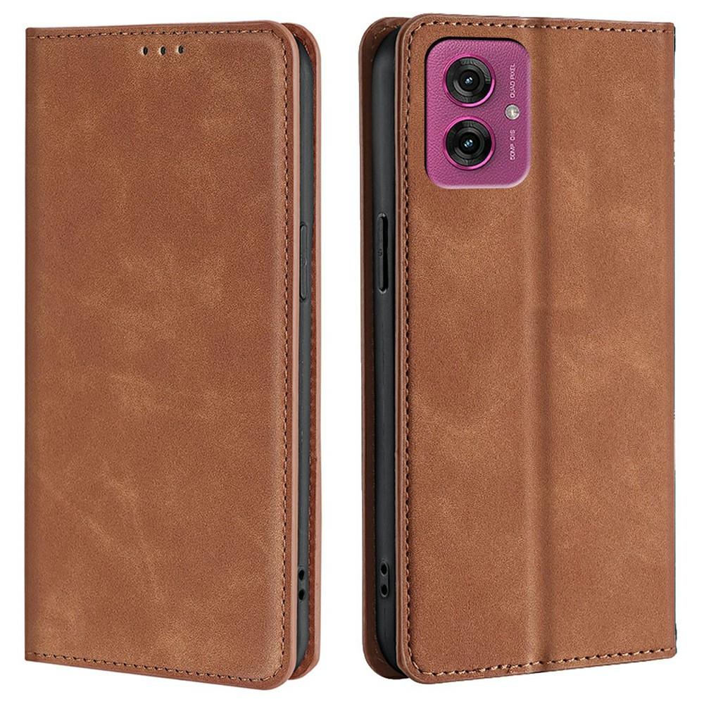 For Motorola Moto G55 5G Case Card Holder PU Leather Magnetic Closing Phone Cover