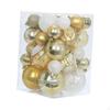 36 Piece Set for Christmas Tree Decoration, Hanging Balls Festivities