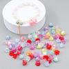 11*8mm 20g/pungă Accesorii acrilice de culori amestecate de lacramioare pentru realizarea de bijuterii, decorare cu farmec DIY