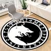 1pc Wolf Office Round Area Rug, Under Office Chairs Bedroom Living Room Home Decor, Room Deco, Available in Various Sizes