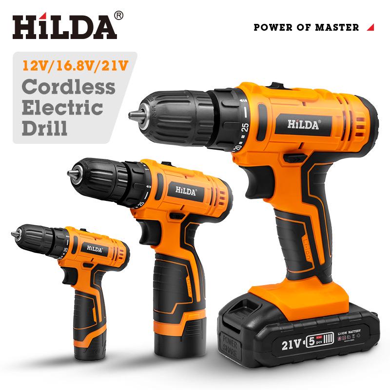 Hilda Lithium Dual Speed Electric Drill & Screwdriver