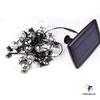 7.6M 15M Solar LED Lichterkette Außen G40 Kunststoffbirnen Garten Terrasse Lichterkette für Hochzeitsfeier Dekoration