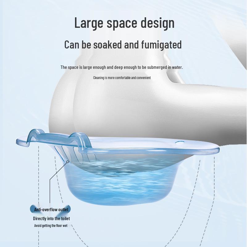 Postpartum Sitz Bath: Bidet Basin for Women's Hygiene & Men's Hemorrhoids - Squat-Free Cleaning Solution.