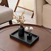 Serving Tray Silicone Candle Holder Tray Wavy Square Table DecorationTrays Multi-purpose Washable Trinket Holder Coffee Table