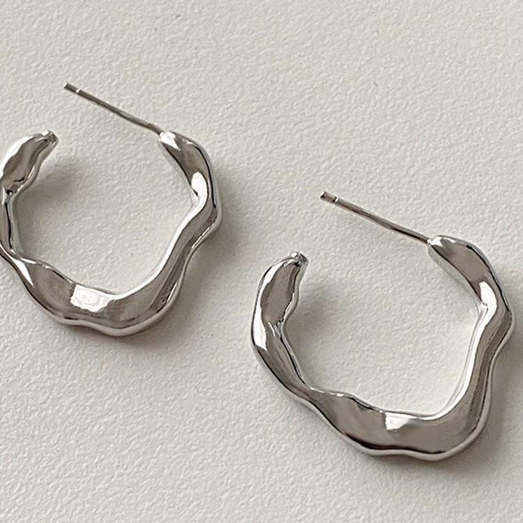 

Rugged Boundary Stud Earrings Niche Design Premium Earrings Women s Circle Earrings Circle Cold Wind Earrings