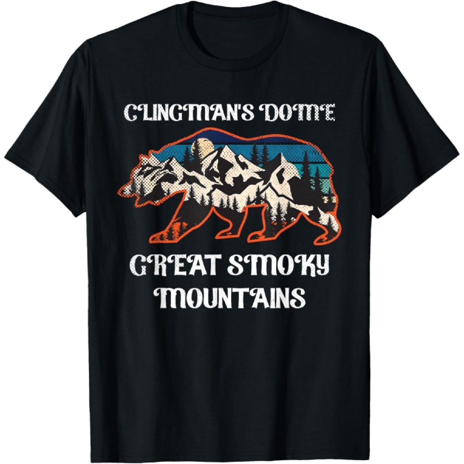 Clingmans Dome North Carolina Great Smoky Mountains Souvenir T-Shirt S