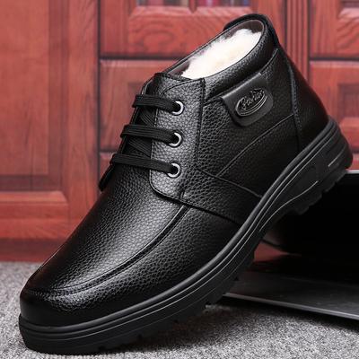 Men Snow Boots Lace Up Oxfords Outdoor Shoes Plush Warm Male Sneakers Men Winter Shoes Botines Tenis Keep Warm Men Ankle Boots