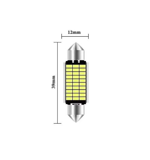 2/10Pcs LED Festoon Dome 31mm 36mm 39mm 42mm Super Bright LED Bulb HighQuality Car License Plate Light Car Interior Reading Lamp