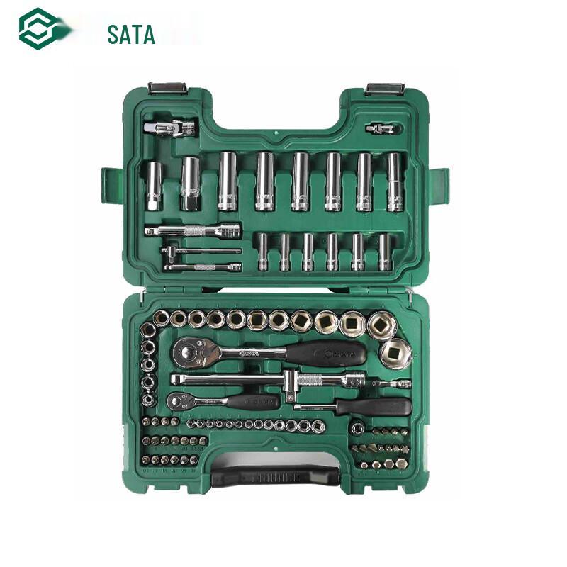 SATA 88-Piece Socket and Ratchet Wrench Set