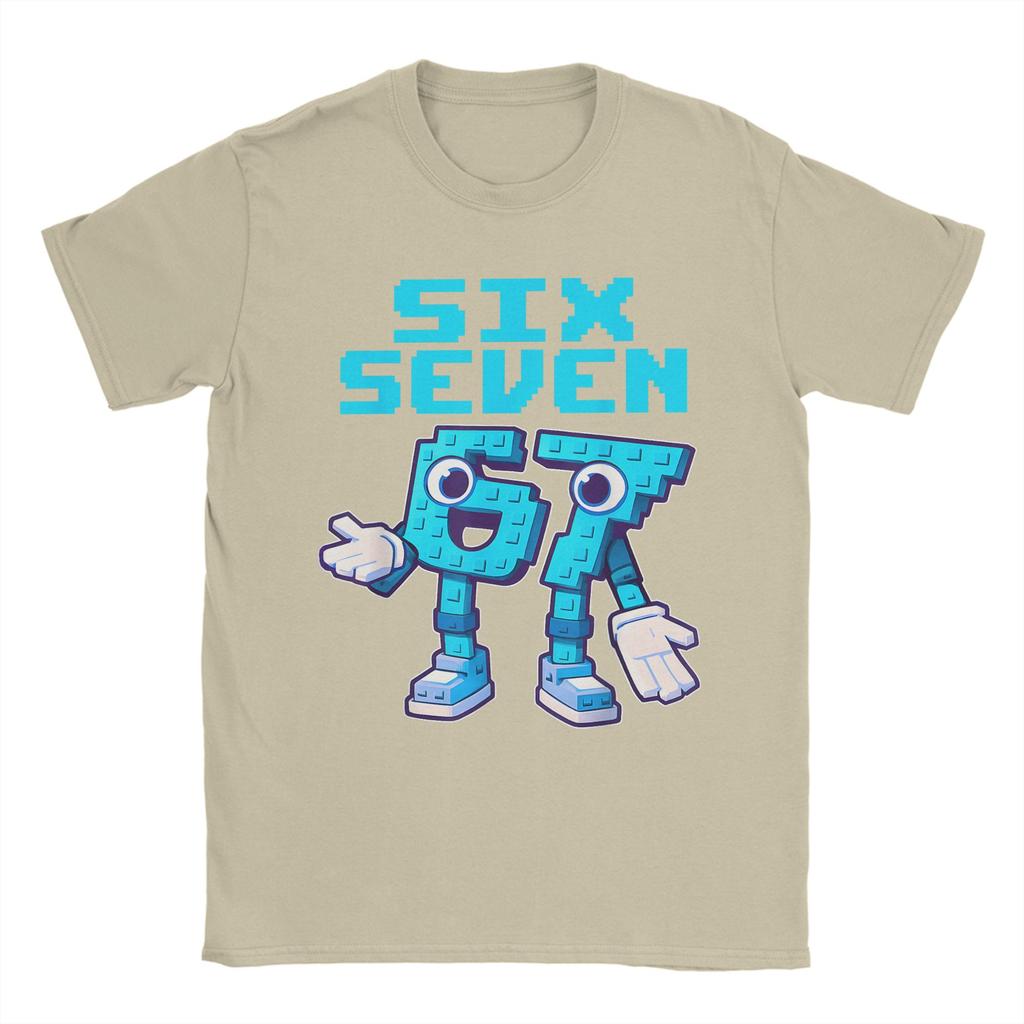 67 Six Seven 67 Funny Italian Brainrot TShirts Unisex Casual 100 Cotton Tees Crewneck Short Sleeve T Shirts Big Size Tops