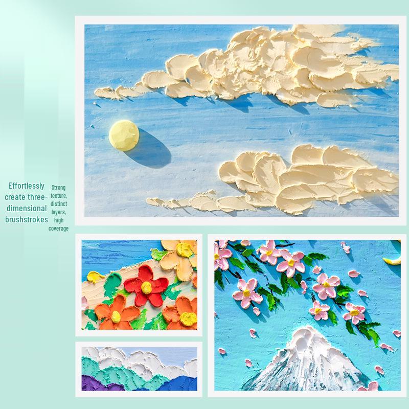 Gaole Super Soft Oil Pastels - Heavy, Iridescent Sticks for Kids: Available In 12, 24, or 36 Colors