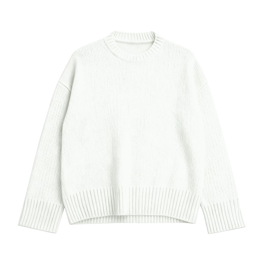 Women's Turtleneck Sweater Long Sleeve Chunky Knit Asymmetrical Hem Fashion And Winter Style