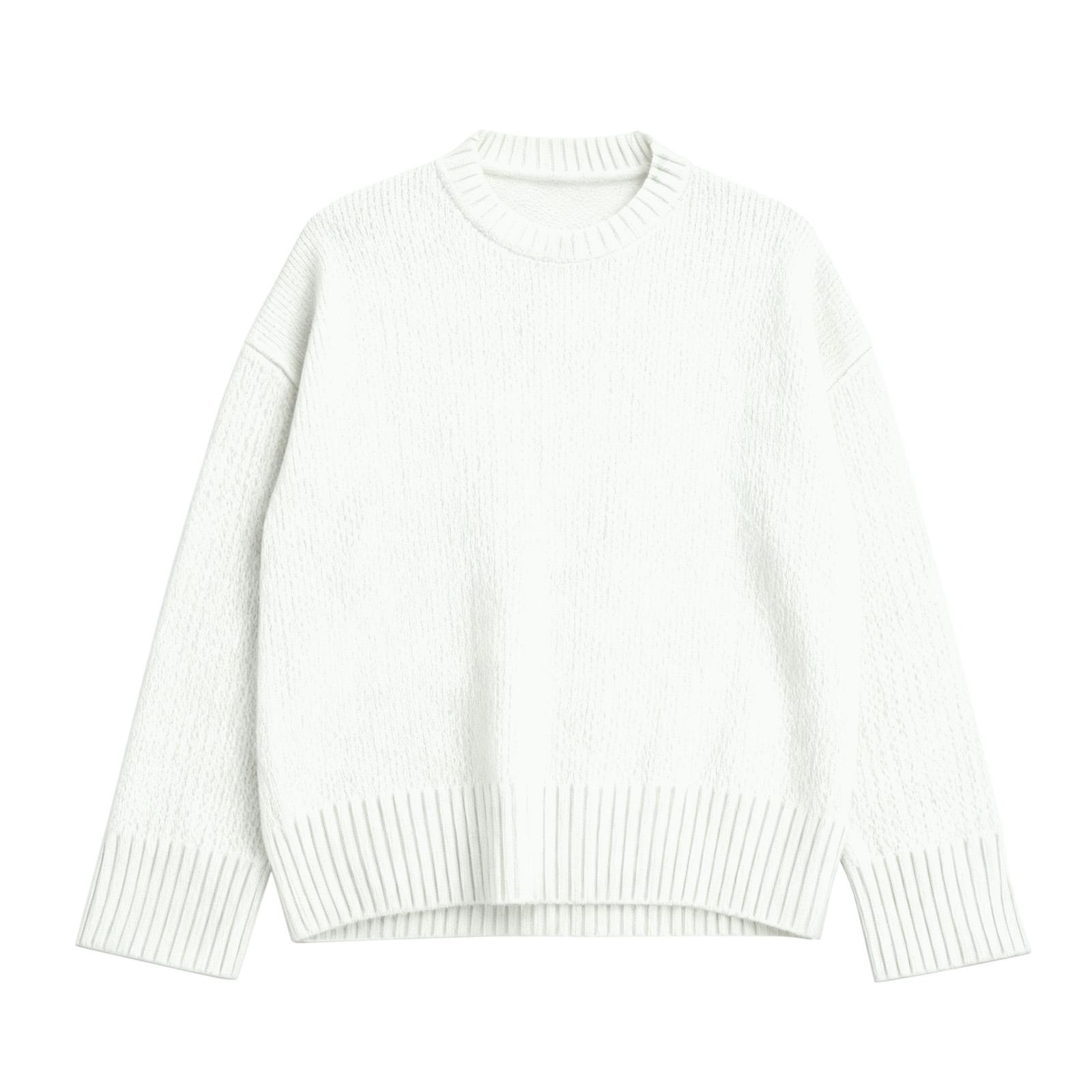 Women s Turtleneck Sweater Long Sleeve Chunky Knit Asymmetrical Hem Fashion And Winter One Size