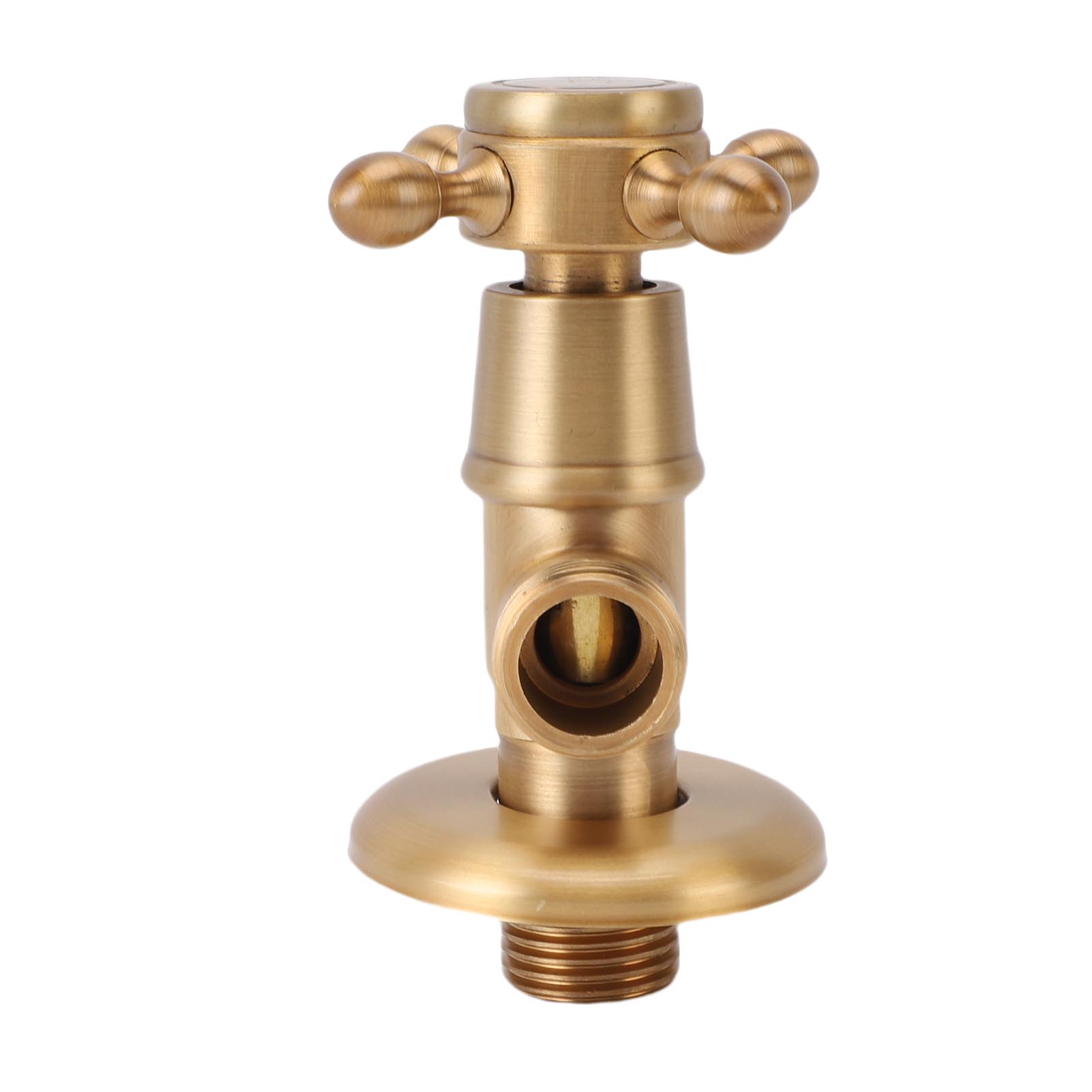 

Кутовий запірний клапан G1 2 Вибухозахищений Запірний клапан для гарячої та холодної води Потовщена мідь Античний