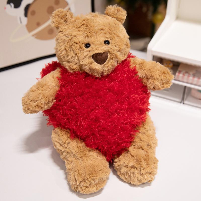 Love Barcelona Bear Doll Taro Mud Milk Tea Plush Toys Simulated Bread Dessert Soothing Doll
