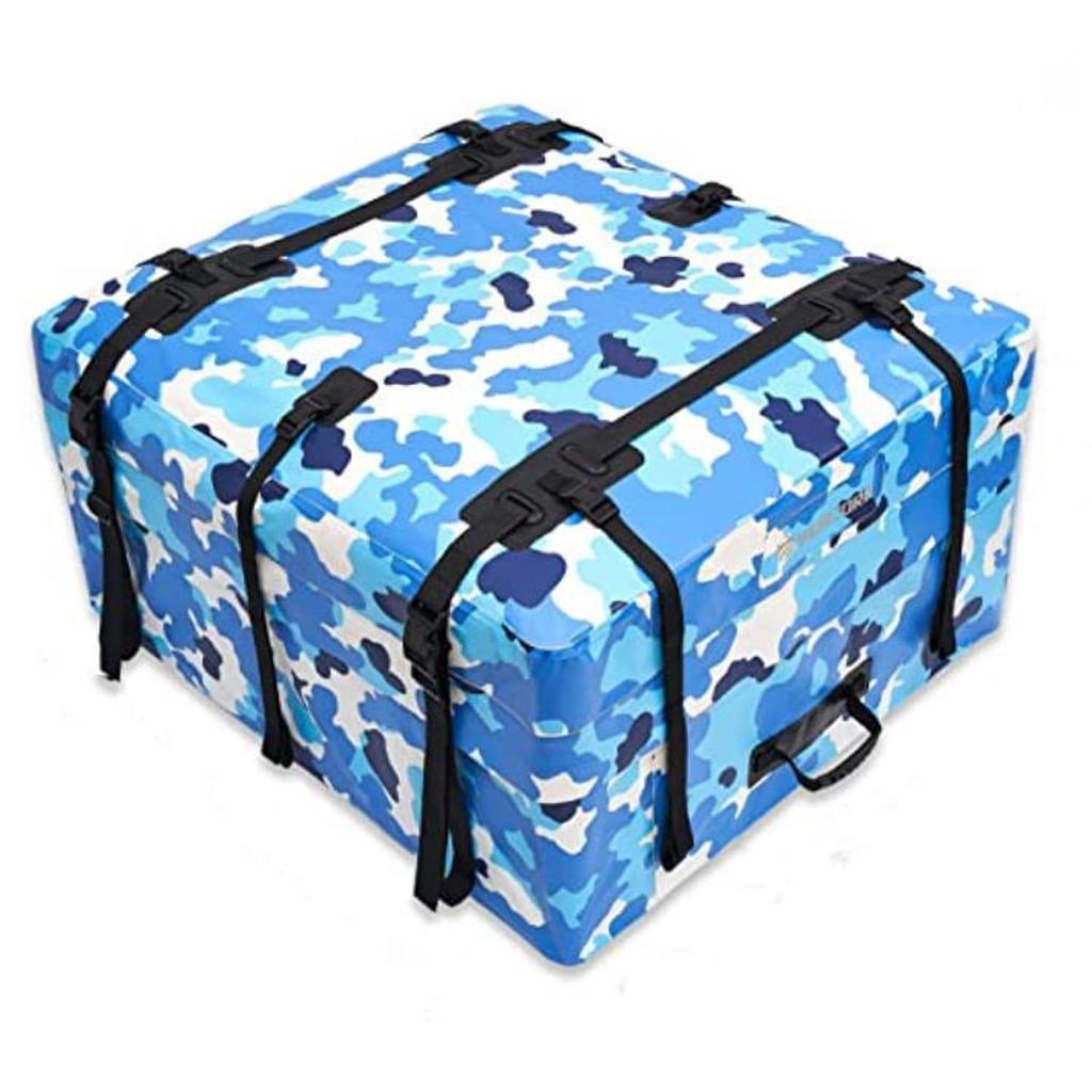 20 Cubic Feet 500D Waterproof and Rooftop Cargo Carrier Bag for All Includes a Two Reinforced Six Door and a Storage Tear-resistant Vehicles. Non-slip