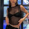 2024 New Cross-Border Foreign Trade Women Clothes Foreign Trade Artistic Independent Station Hot Sale Fashion Sexy Vest Top