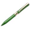 LACHIEVA LUX Popular Luxury Writing Instruments Stationery Gift Set with Swiss Crystal Premium Metal Ballpoint Pen One Black and One Green Clip,