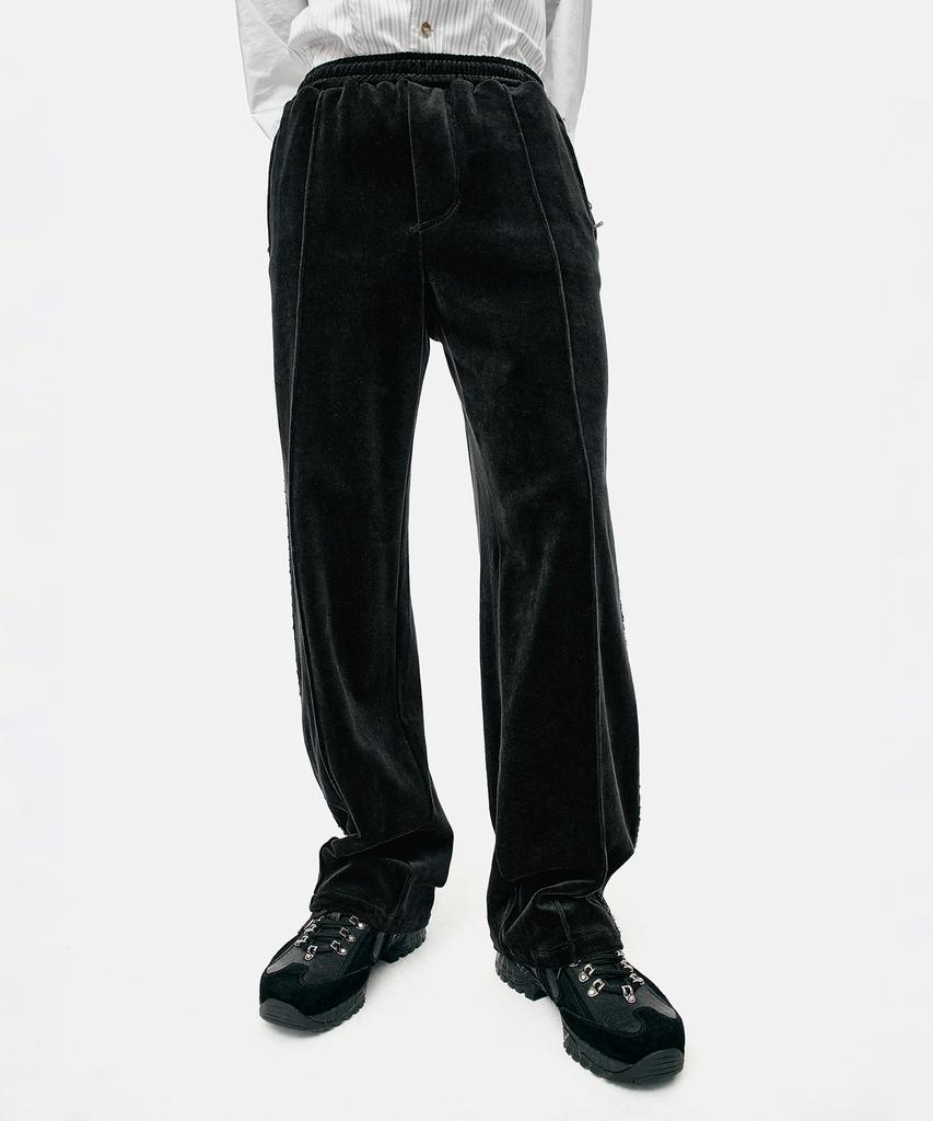 ADSB ANDERSSON BELL Unisex Velvet Track Pants Apa854U(Black)