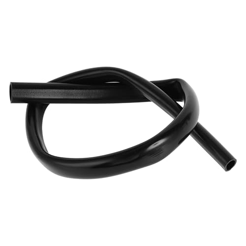 

A ABSOPRO Силіконовий вакуумний шланг Високотемпературний 3,3 фута 13/16 20 мм ID 2,5 мм товщина Автомобільна вакуумна лінія Силіконовий Чорний 1 шт.