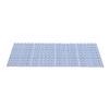 Shower Mat Soft Easy To Clean TPE Material Anti Slip Safety Bath Mat for Bathroom Floor 40x91cm Blue White