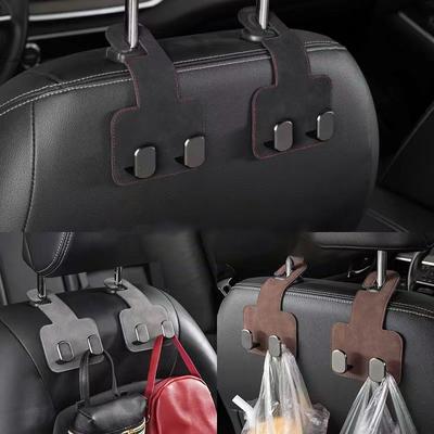 2PCS Universal Car Purse Hook Car Back Seat Hook Headrest Hanger Auto Seat Headrest Hook Storage Hanger Car Interior Accessories