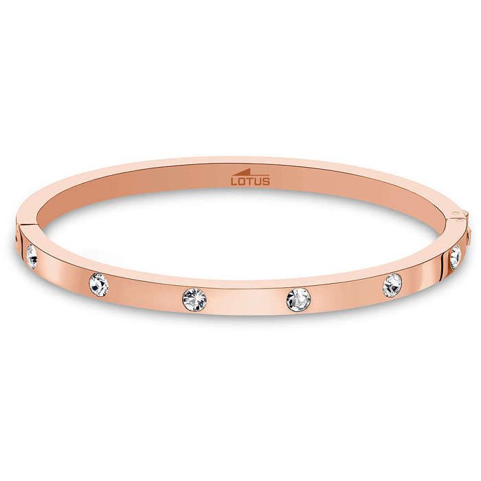Bracelet - Lotus - LS1846-2-3 - Oxyde De Zirconium - Acier Inoxydable - Doré Rose