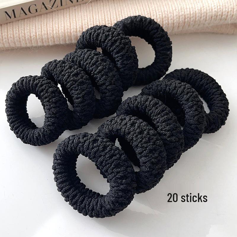 Thick & Wide High Elastic Hair Ties & Headbands - Durable for High Ponytails