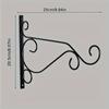 Hanging Iron Art Flower Pot Stand2-4Wall-Mounted Green Radish Succulent Hanging Basket Stand for Outdoor Balcony Use