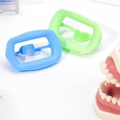 Dental Silicone Rubber Mouth Opener Autoclavable Orthodontic Silicone Cheek Retractor