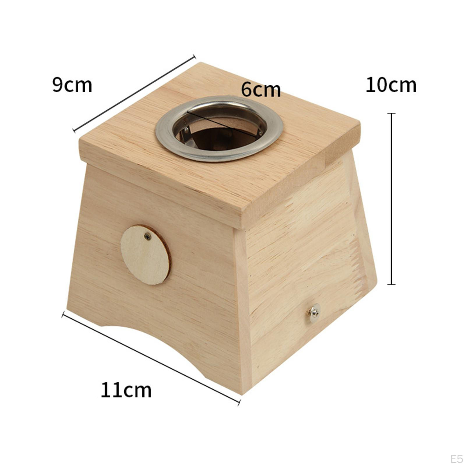 Moxa Box Roller Stick Holder Wood Simple Rustproof MoxiBistration Tool Stickes Burner — фото 6