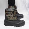 Men's Winter Warm Snow Boots Rubber Hiking Boots Outdoor Mid Calf Camouflage Duck Boots Waterproof  Plus Size