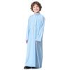 Muslim Kids Boys Saudská Arabská Thobe Robe Top Kalhoty Kaftan Arab islámské oblečení