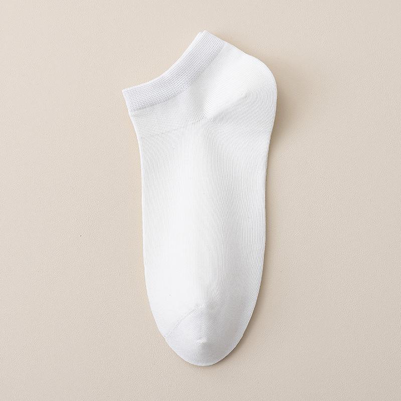 Men Spring and Autumn Trend of Thin Cotton Deodorant Sweat Absorption Low Top Socks
