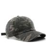 Camouflage Dad Hat Washed Cotton Sun Hat Vintage UV Protection Hat  For Men Women